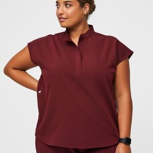 Figs Rafaela & Livingston Burgundy SET